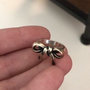 James Avery Bow Tie Ring Size 8